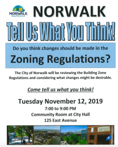 Norwalk Zoning Regulations Meeting | Norwalk Tomorrow