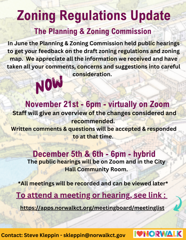 Zoning Regulations Update | Norwalk Tomorrow